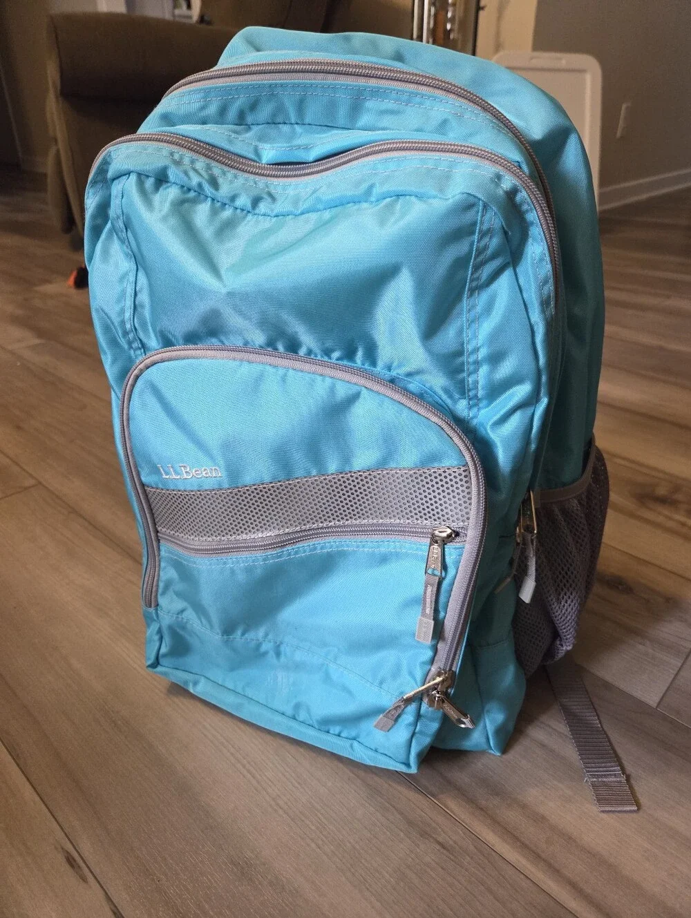 L.L.Bean Turquoise Deluxe Backpack